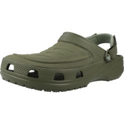 Klapki Crocs Model Yukon Vista Ii Lr Clog M Kolor Zielony. Zielone klapki damskie Crocs, bez wzorów, z gumy, bez obcasa, bez zapięcia. Za 329.99 zł.
