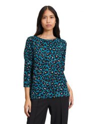 Betty Barclay Bluza w kolorze czarno-turkusowym rozmiar: 40. Czarne bluzy damskie Betty Barclay, bez wzorów, bez kaptura. Za 117.45 zł.