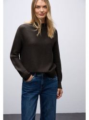 Street One Sweter w kolorze brązowym rozmiar: 34. Brązowe swetry klasyczne damskie Street One, bez kołnierzyka. Za 122.67 zł.