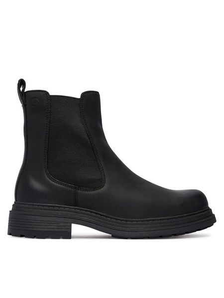 Clarks Sztyblety Orinoco3 Top 26182901 Czarny. Czarne botki damskie Clarks, ze skóry, bez obcasa, na płaskiej podeszwie, bez zapięcia. Za 569.99 zł.