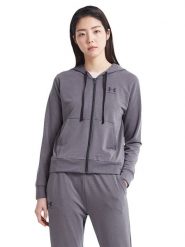 Under Armour Bluza w kolorze antracytowym rozmiar: S. Szare bluzy damskie Under Armour, s, bez wzorów, bez kaptura. Za 153.71 zł.