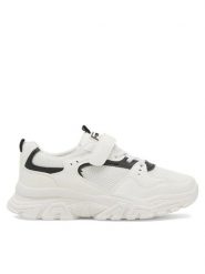DeeZee Sneakersy TS5677K-02AA Biały. Białe buty sportowe dziewczęce DeeZee, bez wzorów, z syntetyku, bez zapięcia. Za 79.99 zł.