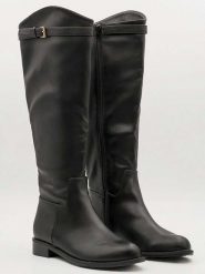 Bellucci Kozaki w kolorze czarnym rozmiar: 41. Czarne kozaki damskie Bellucci, na zimę, bez obcasa, bez zapięcia. Za 195.77 zł.