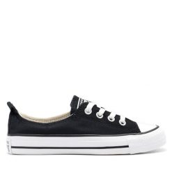 Trampki Converse. Czarne trampki damskie Converse, bez wzorów, bez zapięcia. Za 239.99 zł.