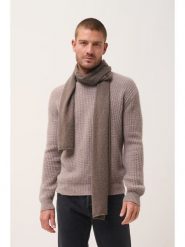 Just Cashmere Kaszmirowy szal w kolorze szarobrązowym - 200 x 30 cm rozmiar: onesize. Brązowe szaliki damskie Just Cashmere, bez wzorów, z kaszmiru. Za 260.99 zł.