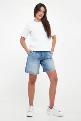 T-shirt damski z tłoczonym logo Trista JOOP!. T-shirty damskie Joop!, m, bez wzorów, bez kołnierzyka. Za 449.00 zł.