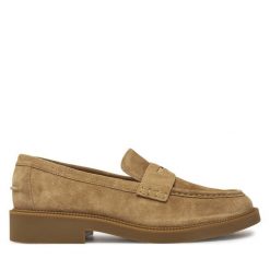 Lordsy Michael Kors. Brązowe półbuty damskie Michael Kors, bez wzorów, bez obcasa, bez zapięcia. Za 509.99 zł.