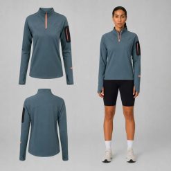 BLUZA TREKKINGOWA 4F SPORTOWA BEZ KAPTURA SZYBKOSCHNĄCA KOLOR ZIELONY. Zielone bluzy damskie 4F, l, bez wzorów, z materiału, bez kaptura. Za 133.00 zł.