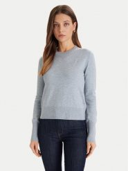 Guess Jeans Sweter W4BR83 Z3HO2 Błękitny Regular Fit. Niebieskie swetry klasyczne damskie Guess Jeans, l, z jeansu, bez kołnierzyka. Za 349.99 zł.