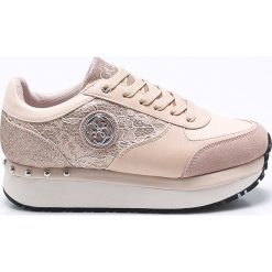 Guess Jeans - Buty. Szare obuwie sportowe casual damskie Guess Jeans, z jeansu. W wyprzedaży za 359.90 zł.