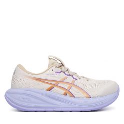 Buty do biegania Asics. Białe obuwie sportowe damskie Asics, do biegania. Za 659.99 zł.
