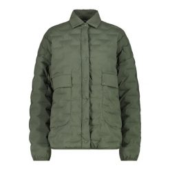 Damska kurtka puchowa CMP. Zielone kurtki damskie CMP, na zimę, bez wzorów, z puchu, bez kaptura. Za 614.00 zł.