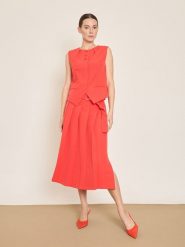 BGN Spódnica w kolorze czerwonym rozmiar: 40. Czerwone spódnice damskie BGN, na co dzień, bez wzorów, z tkaniny, midi. Za 143.99 zł.