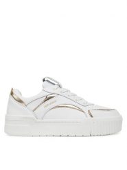 Just Cavalli Sneakersy 78RA3ST2 ZPA98 Biały. Białe obuwie sportowe damskie Just Cavalli, ze skóry, bez zapięcia. Za 369.99 zł.