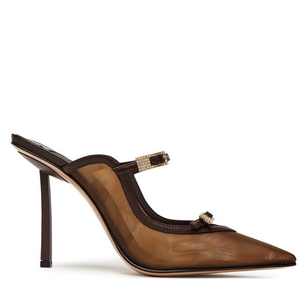 Klapki Le Silla. Szare klapki damskie LE SILLA, bez wzorów, bez obcasa, bez zapięcia. Za 2,799.00 zł.