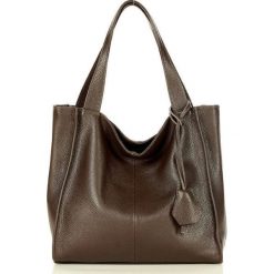 Shopper bag MARCO MAZZINI c. brązowy s139L. Brązowe shopper bag bez wzorów, ze skóry, na ramię, duże, bez dodatków. Za 379.05 zł.