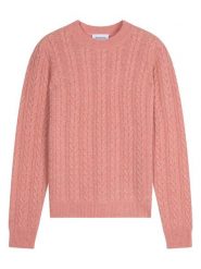 AUTHENTIC CASHMERE Kaszmirowy sweter "Alice" w kolorze łososiowym rozmiar: S. Różowe swetry klasyczne damskie AUTHENTIC CASHMERE, s, z kaszmiru, bez kołnierzyka. Za 424.06 zł.