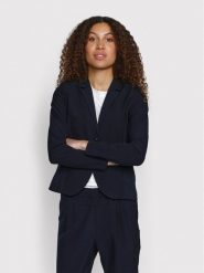 Kaffe Marynarka Jillian 10550160 Granatowy Regular Fit. Niebieskie marynarki i żakiety damskie Kaffe, bez wzorów, z syntetyku. Za 219.99 zł.