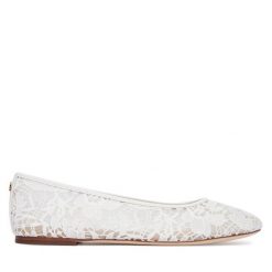 Baleriny LAUREN RALPH LAUREN. Białe balerinki damskie Lauren Ralph Lauren, bez wzorów. Za 659.99 zł.