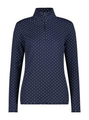 CMP Koszulka funkcyjna w kolorze granatowo-białym rozmiar: 40. Niebieskie koszulki damskie CMP, bez wzorów, bez kołnierzyka, bez ramiączek. Za 118.01 zł.