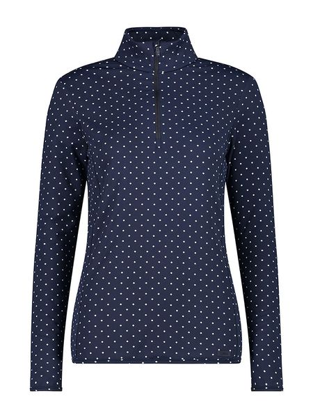 CMP Koszulka funkcyjna w kolorze granatowo-białym rozmiar: 40. Niebieskie koszulki damskie CMP, bez wzorów, bez kołnierzyka, bez ramiączek. Za 118.01 zł.