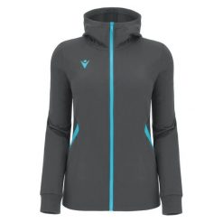 Damska bluza z kapturem full zip Macron Bastet. Niebieskie bluzy damskie Macron, na jesień, xl, bez wzorów, z dzianiny, z kapturem. Za 268.50 zł.