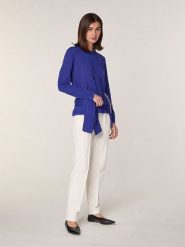 Rodier Wełniany sweter w kolorze niebieskim rozmiar: M. Niebieskie swetry klasyczne damskie Rodier, m, z wełny, bez kołnierzyka. Za 260.99 zł.