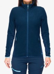 Bluza rozpinana damska CMP Luneksja. Niebieskie bluzy damskie CMP, m, bez wzorów, z materiału, bez kaptura. Za 240.89 zł.