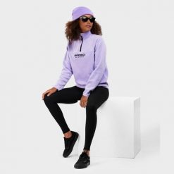 Bluza z grubego polaru do sportów zimowych damska Aurora-W. Niebieskie bluzy damskie SIROKO, m, bez wzorów, z elastanu, bez kaptura. Za 211.00 zł.