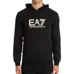 Bluza z Kapturem Visibility Rozmiar S Czarny - 6DPM02PJVTZ-1200. Czarne bluzy damskie EA7, l, bez wzorów, z bawełny, z kapturem. Za 499.99 zł.