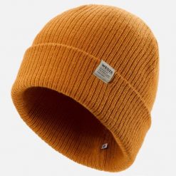 Czapka narciarska dla dorosłych Wedze Fisherman. Brązowe czapki damskie WED'ZE, na zimę, bez wzorów, z dzianiny. Za 39.99 zł.