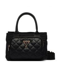 Guess Torebka J6YZ04 W2509 Czarny. Czarne kuferki damskie Guess, z aplikacjami, z materiału, bez dodatków. Za 294.99 zł.
