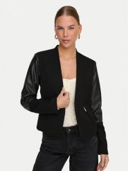 ONLY Marynarka Farida 15334242 Czarny Regular Fit. Czarne marynarki i żakiety damskie Only, bez wzorów, z syntetyku. Za 119.99 zł.