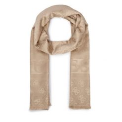 Szal Guess. Brązowe szaliki damskie Guess, z aplikacjami. Za 194.99 zł.