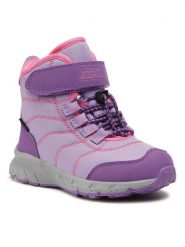Sprandi Śniegowce CP86-22868(IV)DZ Fioletowy. Fioletowe kozaki dziewczęce Sprandi, bez wzorów, z materiału, bez obcasa, bez zapięcia. Za 107.99 zł.