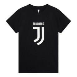 Koszulka Juventus. Czarne koszulki damskie JUVENTUS FC, s, bez wzorów, z bawełny, bez kołnierzyka, bez ramiączek. Za 149.99 zł.