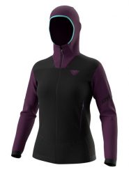 DYNAFIT Kurtka polarowa "Tigard" w kolorze czarno-fioletowym rozmiar: M. Czarne kurtki damskie Dynafit, m, bez wzorów, z materiału, bez kaptura. Za 363.71 zł.