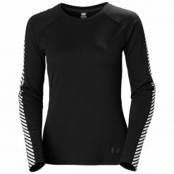 Bluza damska Helly Hansen lifa active stripe crew. Czarne bluzy damskie Helly Hansen, m, bez wzorów, bez kaptura. Za 263.50 zł.