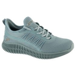 Buty sportowe Sneakersy damskie, Bobs Geo-New Aesthetics. Niebieskie obuwie sportowe casual damskie Skechers, trekkingowe. Za 249.99 zł.