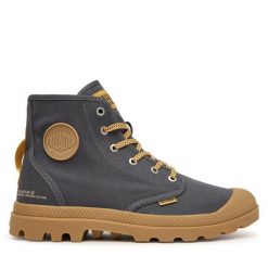 Trampki Palladium. Szare trampki damskie Palladium, bez wzorów, bez zapięcia. Za 389.99 zł.