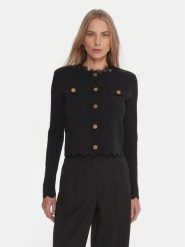 TWINSET Kardigan 252TP320A Czarny Regular Fit. Czarne kardigany damskie Twinset, xxl, bez wzorów, z syntetyku. Za 1,169.00 zł.