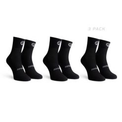 Skarpetki rowerowe Rogelli Core 3-pak. Czarne skarpetki damskie Rogelli, bez wzorów. W wyprzedaży za 52.00 zł.