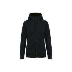 Bluza damska z kapturem Kariban Premium. Czarne bluzy damskie KARIBAN, xs, bez wzorów, z bawełny, z kapturem. Za 245.00 zł.