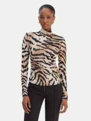 Marciano Guess Bluzka 6RGP08 6084A Kolorowy Regular Fit. Bluzki damskie Marciano Guess, l, z aplikacjami, z syntetyku, bez kołnierzyka, bez ramiączek. Za 449.99 zł.