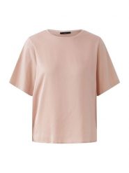 Oui Bluzka w kolorze jasnoróżowym rozmiar: 44. Różowe bluzki damskie Oui, bez wzorów, bez kołnierzyka, bez ramiączek. Za 252.99 zł.