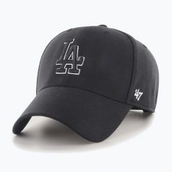 Czapka z daszkiem 47 Brand MLB Los Angeles Dodgers MVP. Czarne czapki z daszkiem damskie 47 Brand, na wiosnę, bez wzorów. Za 99.99 zł.