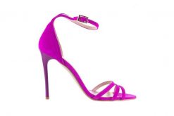 Sandały Bayla-097 05 Fuksjowe Sandały, Skóra naturalna - 40. Czerwone sandały damskie Bayla, bez wzorów, ze skóry, bez obcasa, na obcasie, bez zapięcia. W wyprzedaży za 179.10 zł.