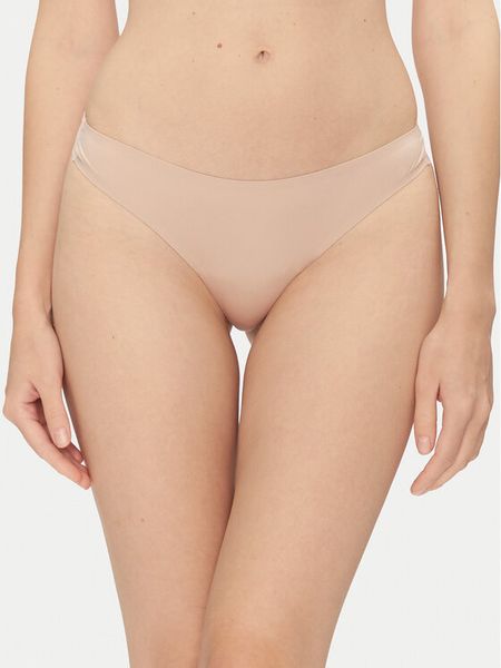 Ysabel Mora Stringi 19673 Beżowy. Brązowe stringi ysabel mora, bez wzorów, z syntetyku. Za 39.99 zł.