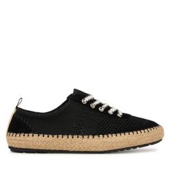 Espadryle EMU Australia. Czarne espadryle damskie EMU Australia, bez wzorów, bez obcasa. Za 339.99 zł.