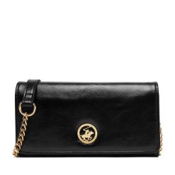 Portfel Beverly Hills Polo Club. Czarne portfele damskie Beverly Hills Polo Club, bez wzorów. Za 99.99 zł.